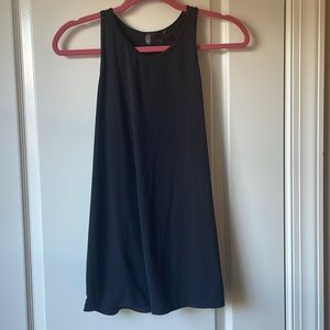 Zella High Neck Workout Tank | Black | Medium